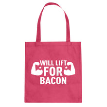 Tote Will Lift for Bacon Canvas Tote Bag