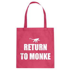 Return to Monke Cotton Canvas Tote Bag