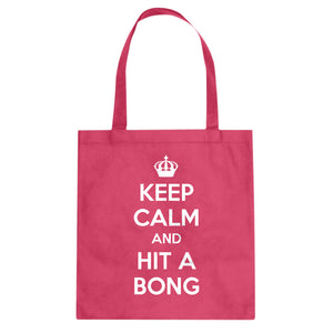 Tote Keep Calm and Hit a Bong Canvas Tote Bag