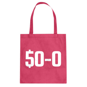 Tote 50-0 Undefeated Canvas Tote Bag