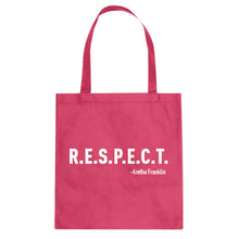 RESPECT Cotton Canvas Tote Bag