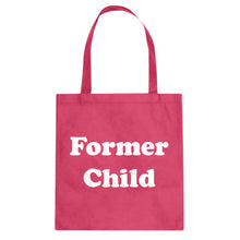 Former Child Cotton Canvas Tote Bag