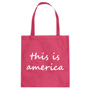 Tote This is America Canvas Tote Bag