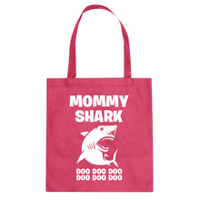 Mommy Shark Cotton Canvas Tote Bag
