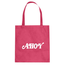 Ahoy Cotton Canvas Tote Bag
