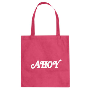 Ahoy Cotton Canvas Tote Bag