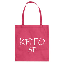 KETO AF Cotton Canvas Tote Bag