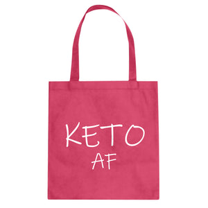 KETO AF Cotton Canvas Tote Bag