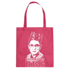 Notorious RBG Ruth Bader Ginsberg Cotton Canvas Tote Bag