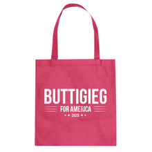 BUTTIGIEG for President 2020 Cotton Canvas Tote Bag
