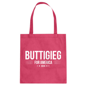 BUTTIGIEG for President 2020 Cotton Canvas Tote Bag