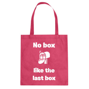 No box like the last box Cotton Canvas Tote Bag