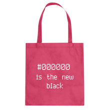 Tote 000000 is the new black Canvas Tote Bag