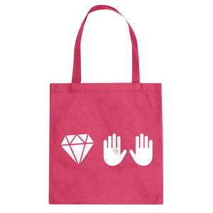 DIAMOND HANDS Cotton Canvas Tote Bag