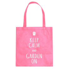 Tote Keep Calm and Garden On Canvas Tote Bag