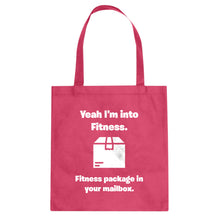 Fitness Package in your Mailbox Cotton Canvas Tote Bag
