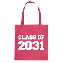Class of 2031 Cotton Canvas Tote Bag
