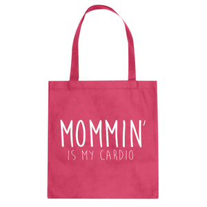 Tote Mommin is my Cardio Canvas Tote Bag