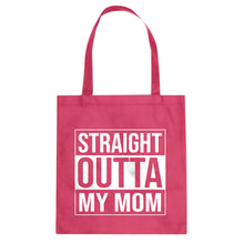 Straight Outta My Mom Cotton Canvas Tote Bag