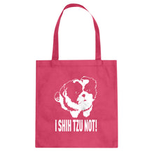 Tote I Shih Tzu Not Canvas Tote Bag