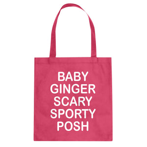 Tote Spice Names Canvas Tote Bag