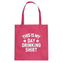 Tote This is my Day Drinking Shirt Canvas Tote Bag