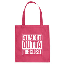 Straight Outta the Closet Cotton Canvas Tote Bag