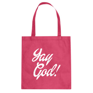 Yay God Cotton Canvas Tote Bag