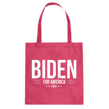 JOE BIDEN for President 2020 Cotton Canvas Tote Bag
