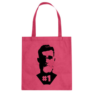 Number One Cotton Canvas Tote Bag