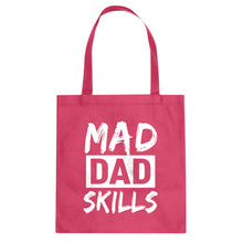 Mad Dad Skills Cotton Canvas Tote Bag