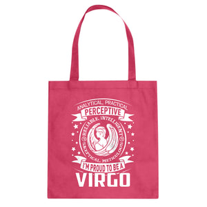 Tote Virgo Astrology Zodiac Sign Canvas Tote Bag