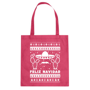 Tote Feliz Navidad Canvas Tote Bag
