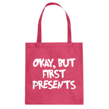 Okay but first, presents. Cotton Canvas Tote Bag