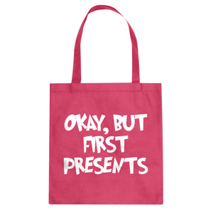 Okay but first, presents. Cotton Canvas Tote Bag