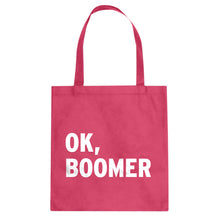 Ok, Boomer Cotton Canvas Tote Bag