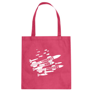 Tote Thoughts and Prayers Canvas Tote Bag