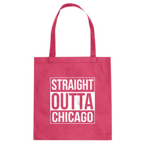 Straight Outta Chicago Cotton Canvas Tote Bag