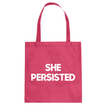 Tote She Persisted Canvas Tote Bag