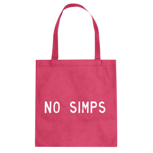 No Simps Cotton Canvas Tote Bag