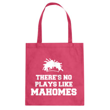 There's No Plays Like Mahomes Cotton Canvas Tote Bag
