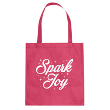 Spark Joy Cotton Canvas Tote Bag