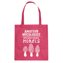 Questionable Morels Cotton Canvas Tote Bag
