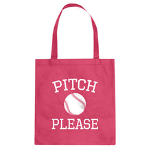 Tote Pitch Please Canvas Tote Bag