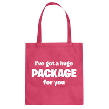 I've got a huge package for you. Cotton Canvas Tote Bag