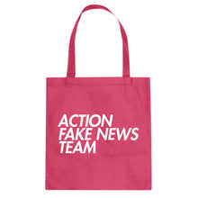 Tote Action Fake News Team Canvas Tote Bag