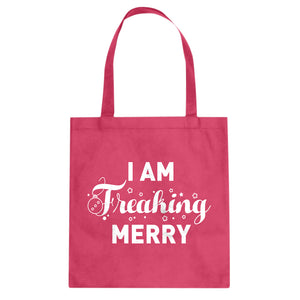 Freaking Merry Cotton Canvas Tote Bag