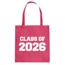 Class of 2026 Cotton Canvas Tote Bag