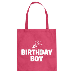 Birthday Boy Cotton Canvas Tote Bag