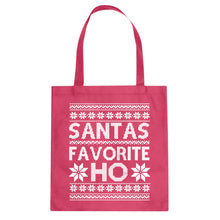 Tote Santas Favorite Ho Canvas Tote Bag